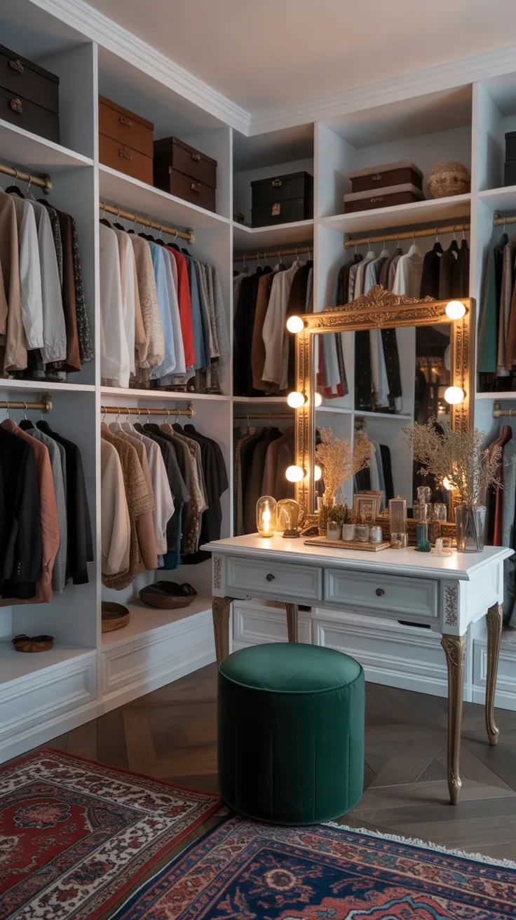 20+ Apartment Walk-In Closet Decor Ideas to Maximize Space & Style