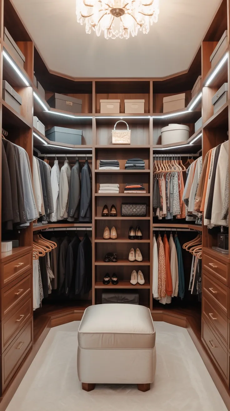 20+ Bedroom Walk-In Closet Decor Ideas to Transform Your Space