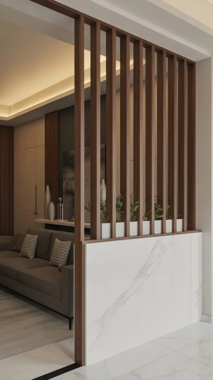 20+ Half-Partition Decor Ideas That Instantly Transform Your Space