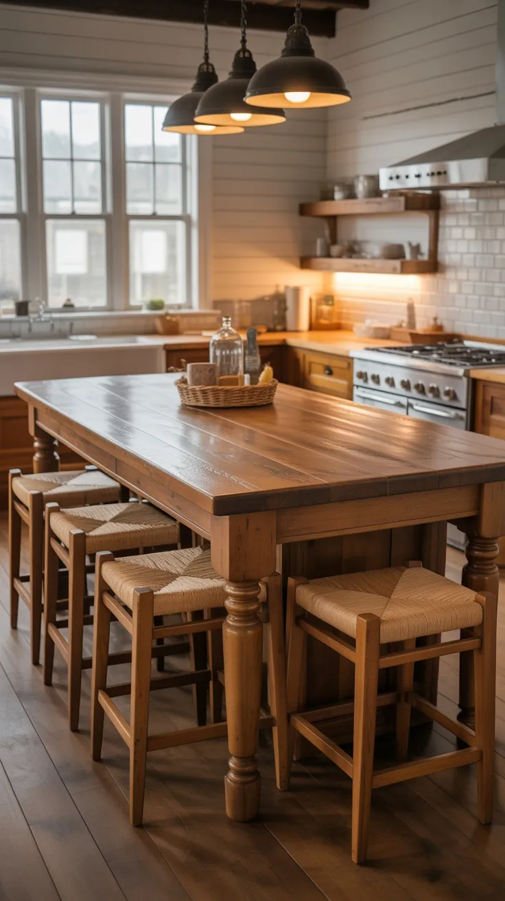 20+ Stunning Island Dining Table Decor Ideas to Transform Your Kitchen
