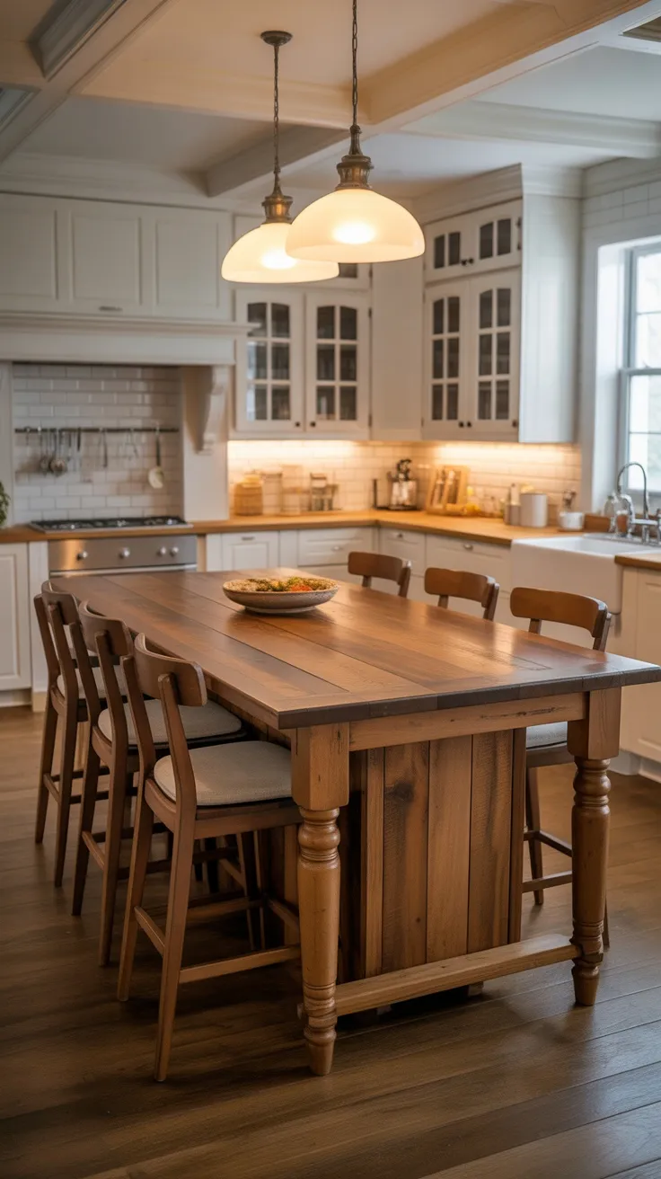 20+ Stunning Island Dining Table Decor Ideas to Transform Your Kitchen