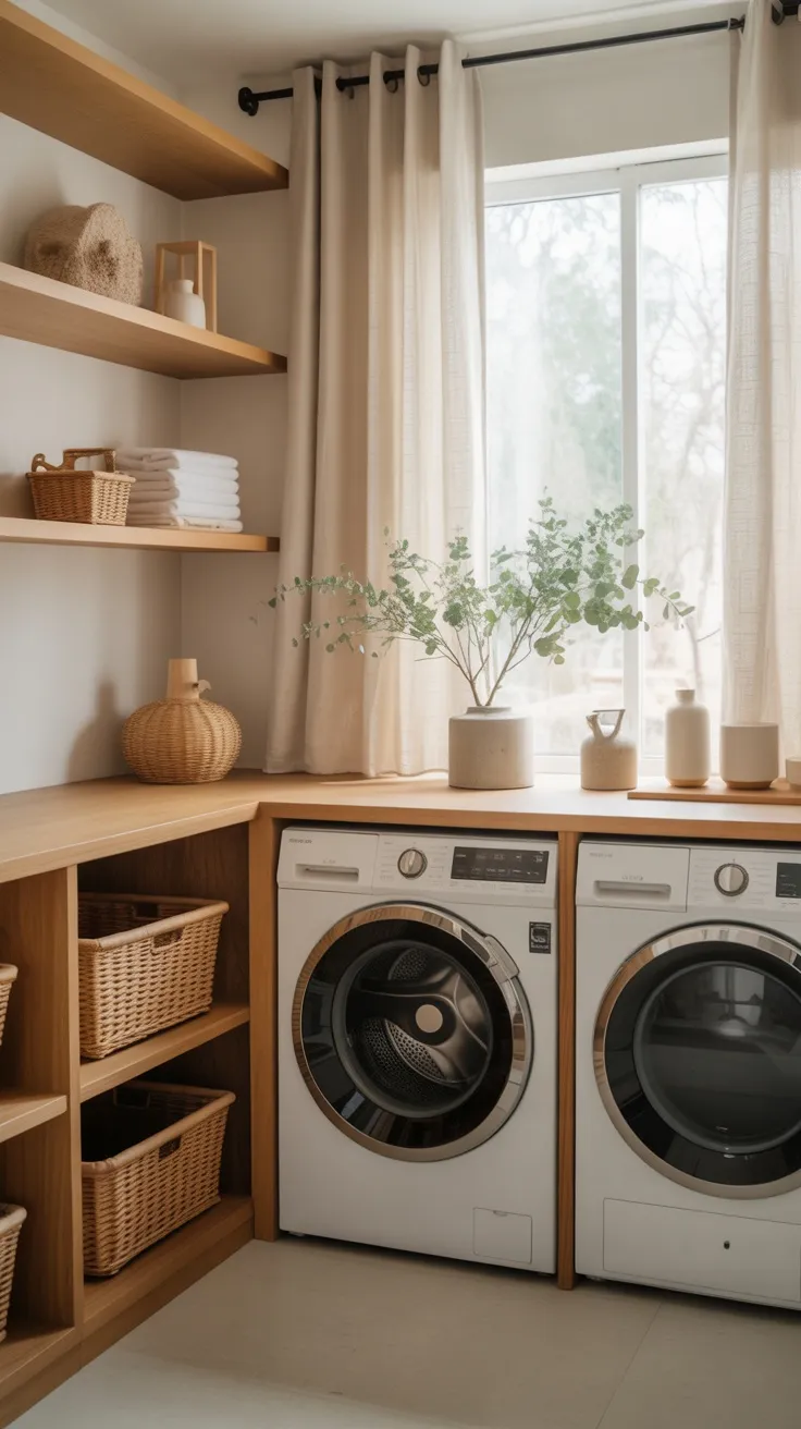 20+ Japandi Laundry Room Decor Ideas: Minimal, Cozy Designs That Make ...