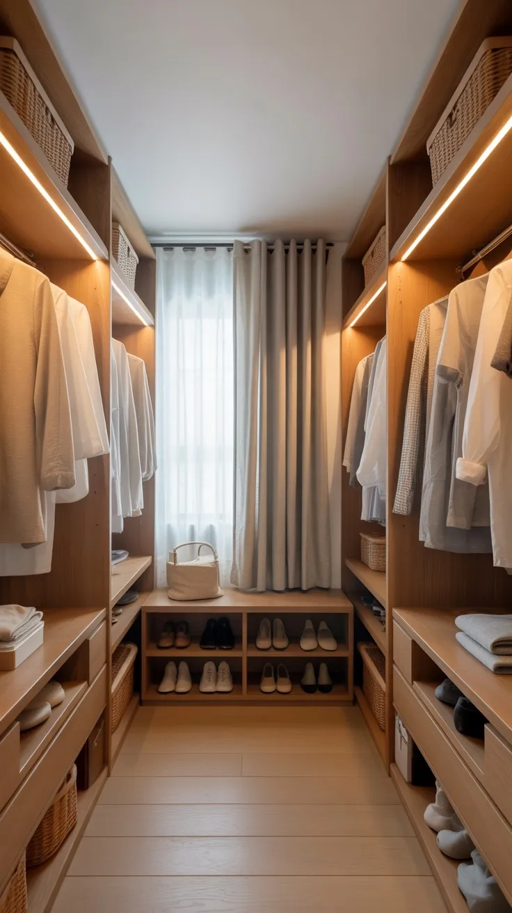20+ Japandi Walk-In Closet Decor Ideas to Transform Your Space