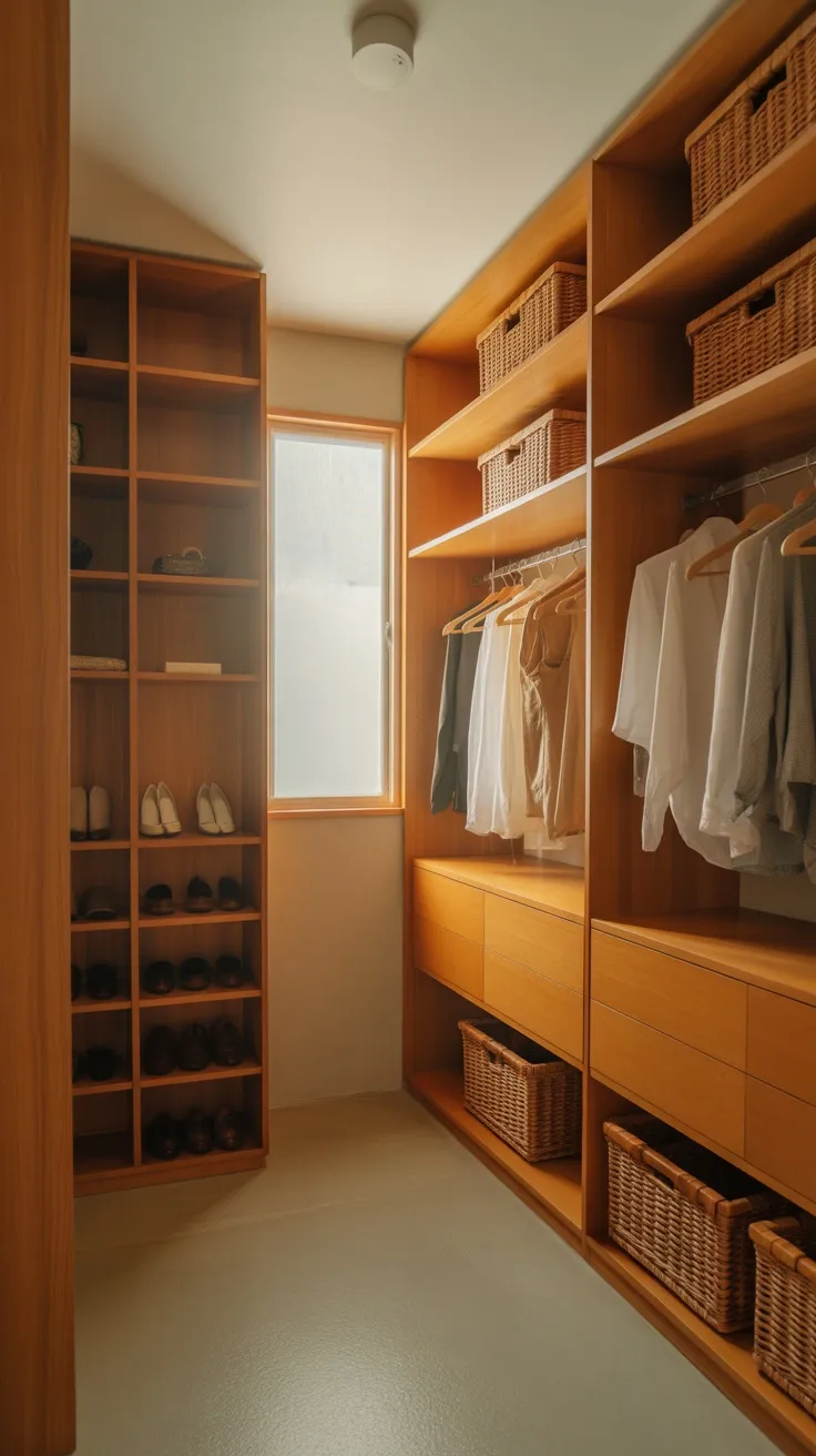 20+ Japandi Walk-In Closet Decor Ideas to Transform Your Space