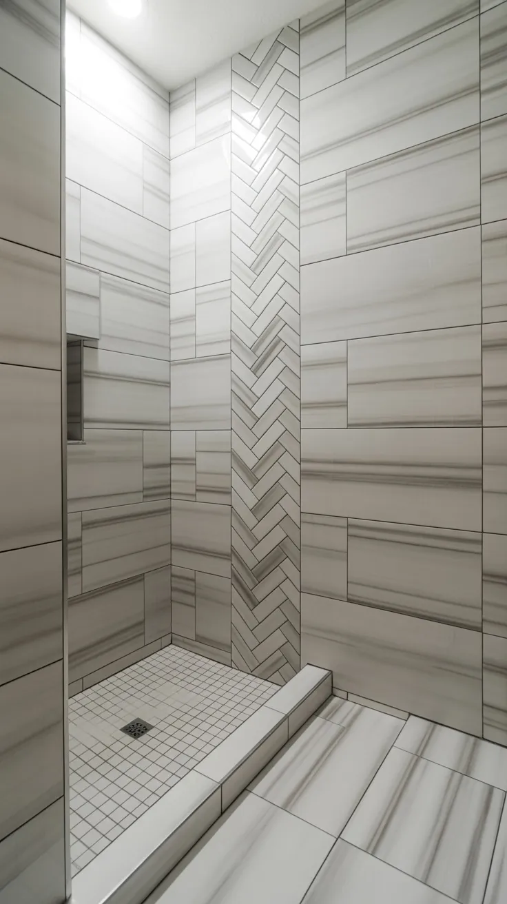 20+ Modern Shower Tile Ideas & Decor Inspirations to Transform Your ...