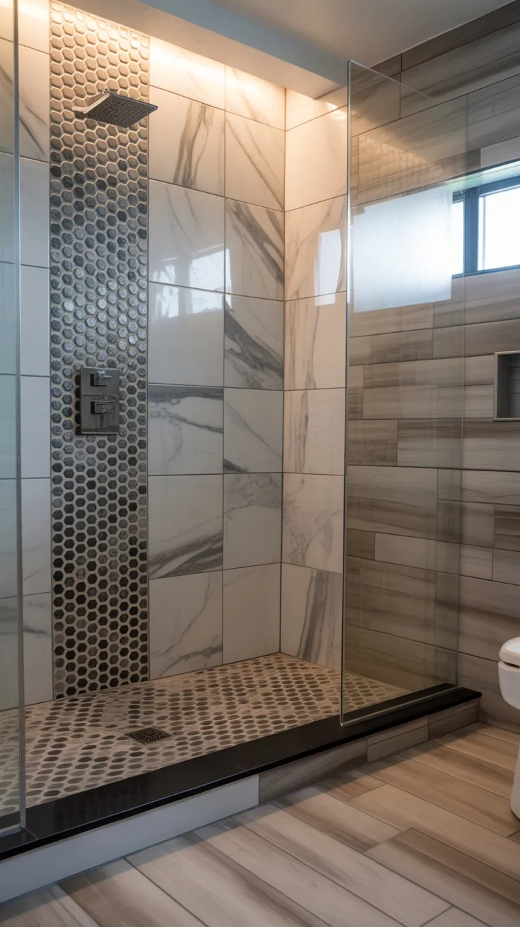 20+ Modern Shower Tile Ideas & Decor Inspirations to Transform Your ...