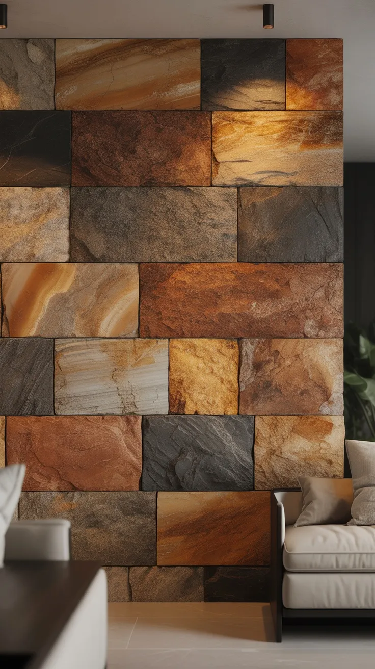 20+ Modern Stone Wall Decor Ideas That Instantly Transform Any Room