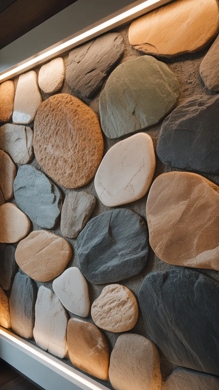 20+ Modern Stone Wall Decor Ideas That Instantly Transform Any Room