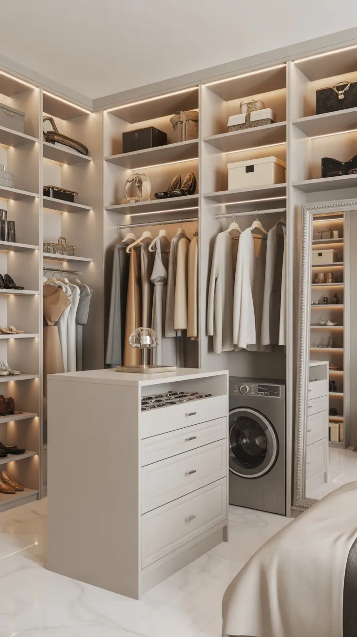 20+ Modern Walk-In Closet Decor Ideas to Transform Your Space