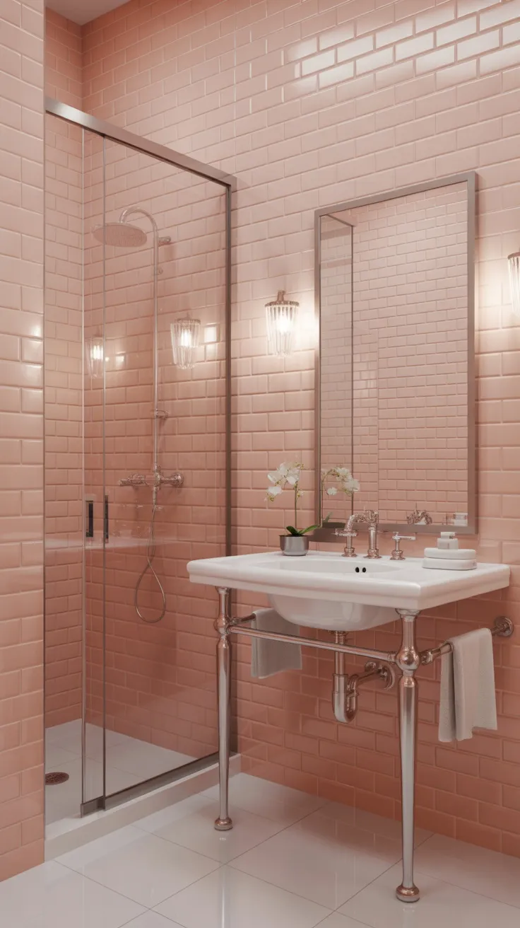 20+ Pink Tile Bathroom Decor Ideas to Transform Your Space