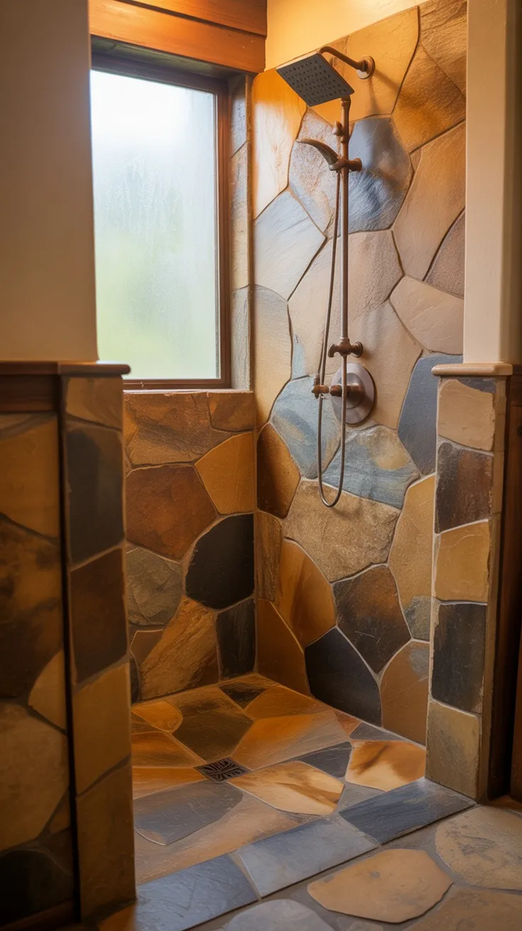 20+ Rustic Tile Shower Ideas to Transform Your Bathroom (Stylish Decor ...