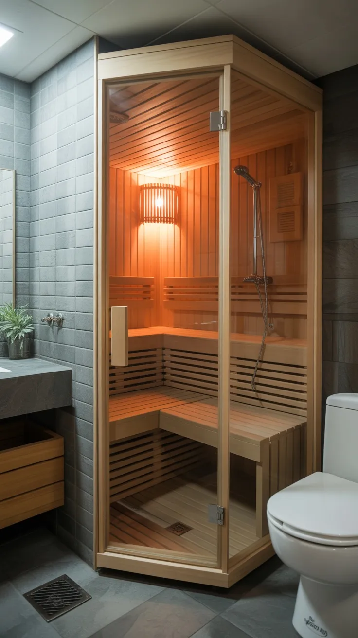 20+ Sauna Shower Combo Decor Ideas to Transform Your Bathroom into a ...