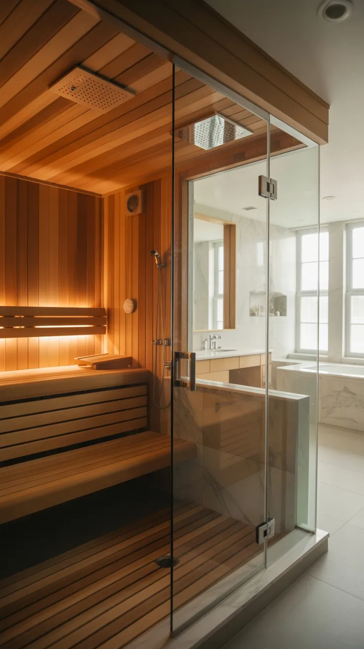 20+ Sauna Shower Combo Decor Ideas to Transform Your Bathroom into a ...