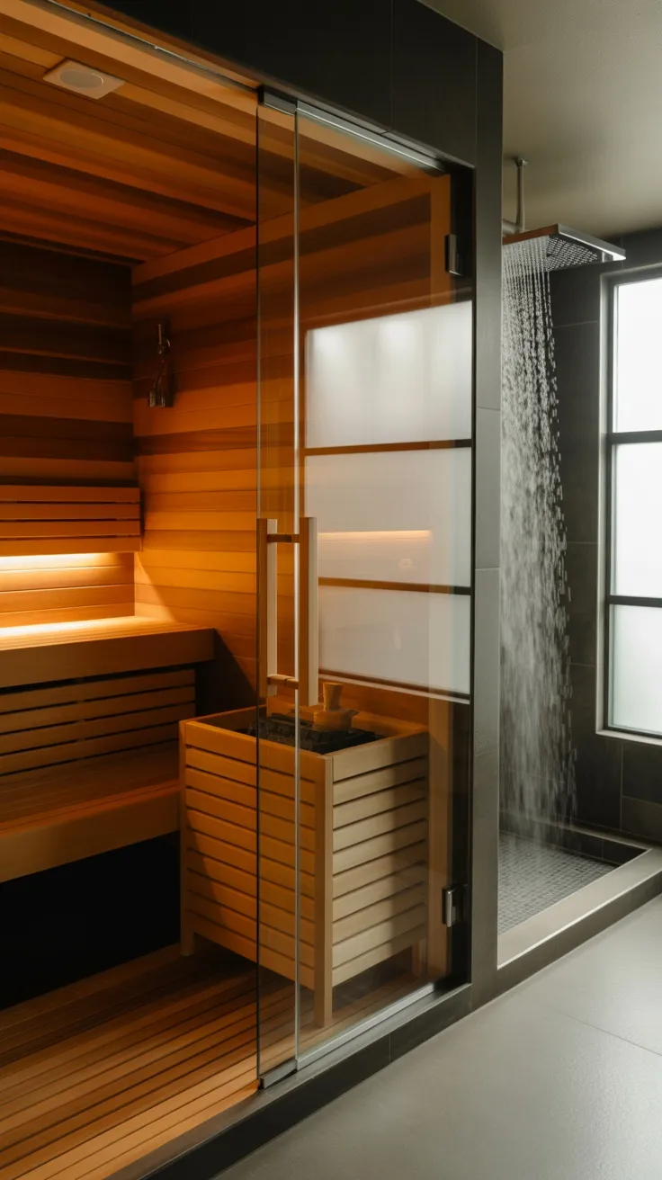 20+ Sauna Shower Combo Decor Ideas to Transform Your Bathroom into a ...