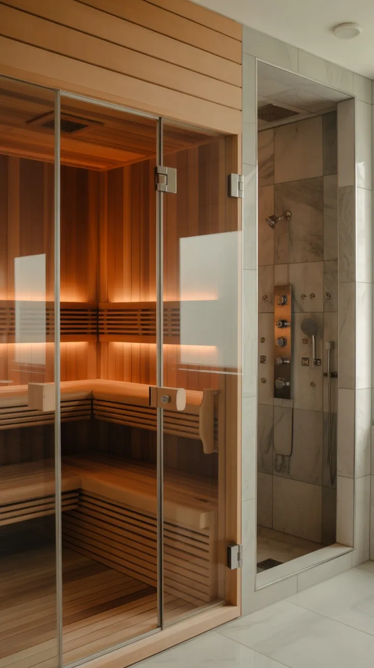 20+ Sauna Shower Combo Decor Ideas to Transform Your Bathroom into a ...