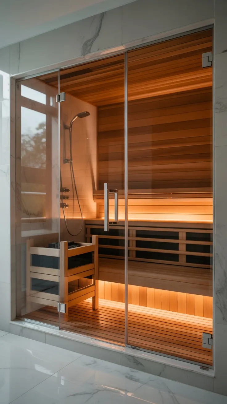 20+ Sauna Shower Combo Decor Ideas to Transform Your Bathroom into a ...