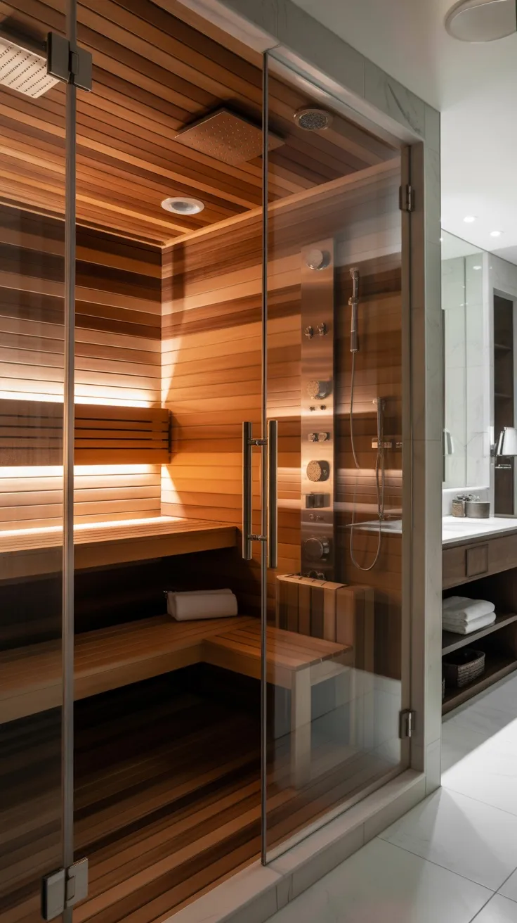 20+ Sauna Shower Combo Decor Ideas to Transform Your Bathroom into a ...
