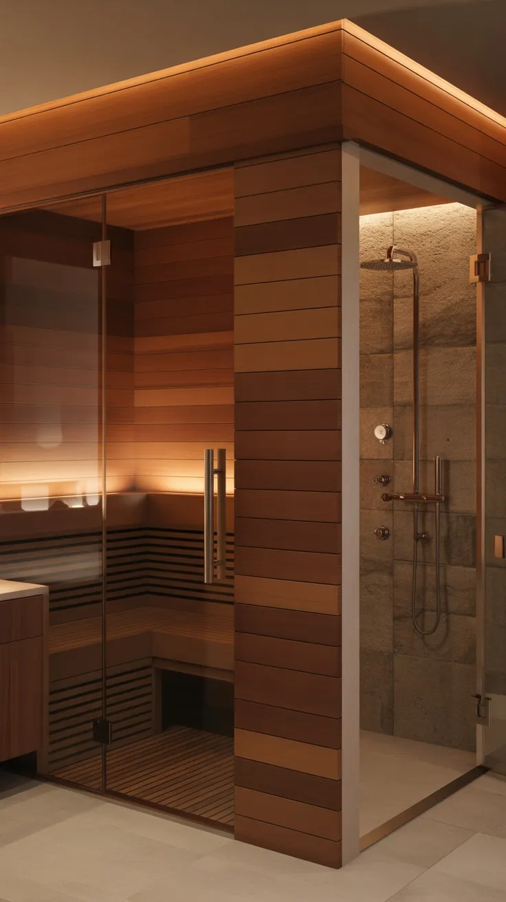20+ Sauna Shower Combo Decor Ideas to Transform Your Bathroom into a ...