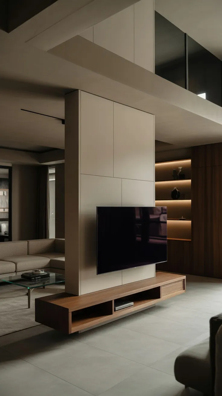 20+ TV Unit Partition & Decor Ideas to Instantly Transform Your Living Room