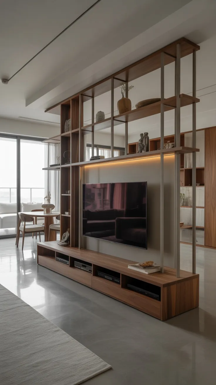 20+ TV Unit Partition & Decor Ideas to Instantly Transform Your Living Room