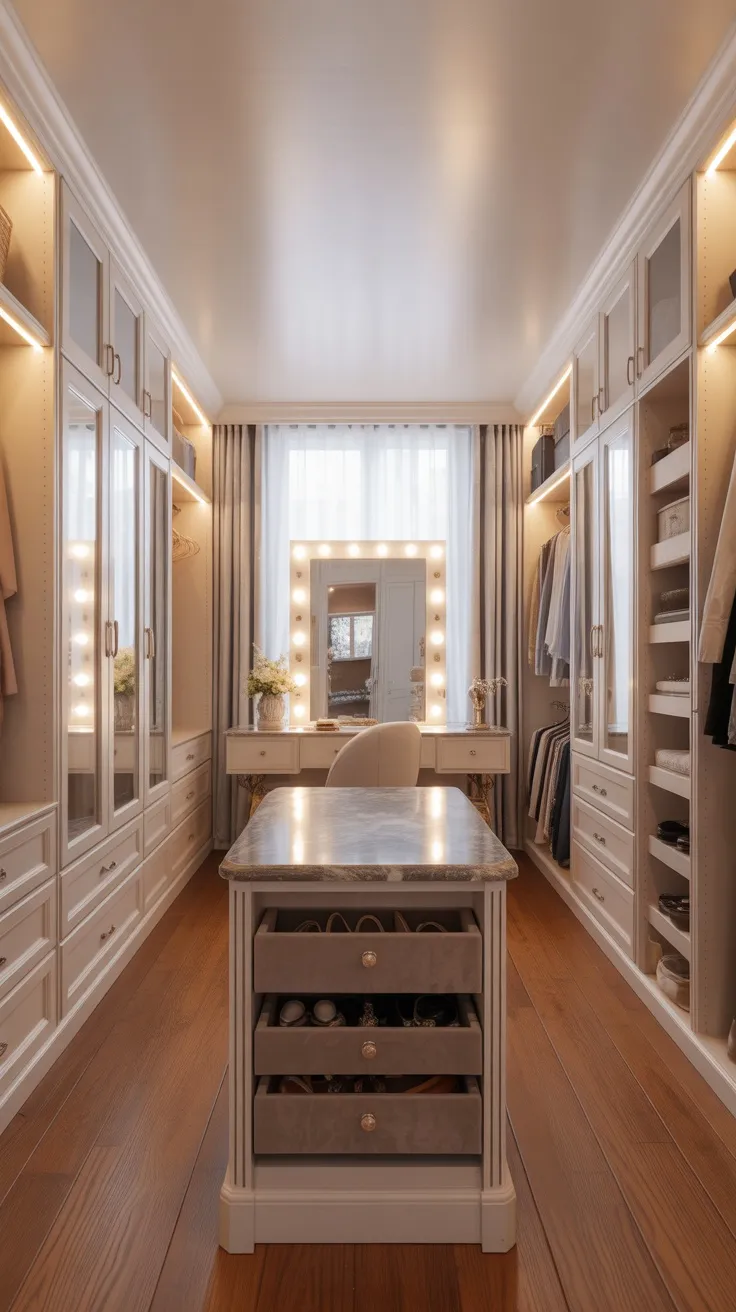 20+ Walk-In Closet Vanity Decor Ideas to Transform Your Dressing Space