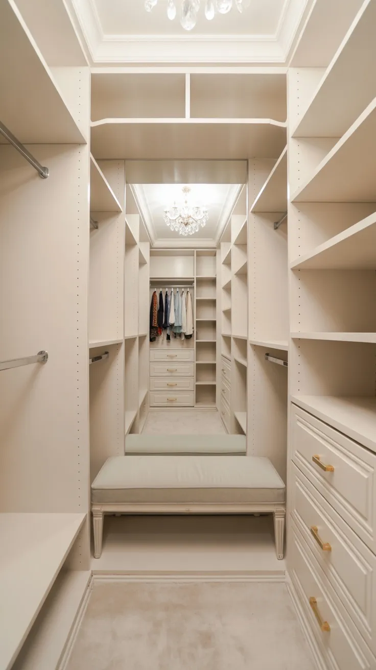 20+ White Walk-In Closet Decor Ideas to Transform Your Space