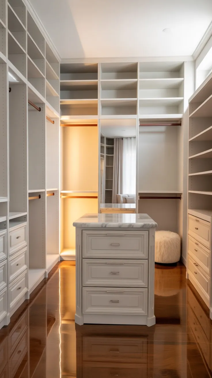 20+ White Walk-In Closet Decor Ideas to Transform Your Space