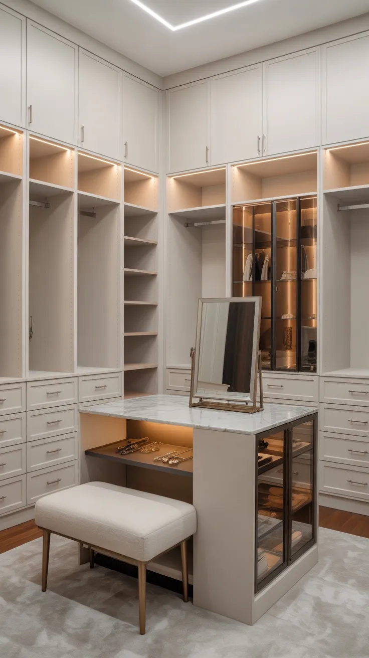 20+ White Walk-In Closet Decor Ideas to Transform Your Space